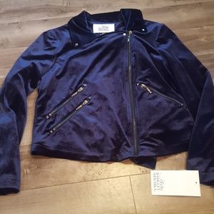 Badgley Mischka velvet blazer. Size L.